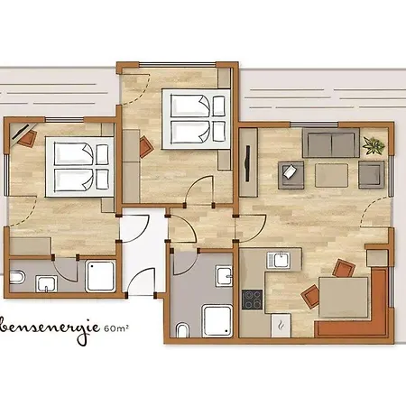 Casa vacanze In Het Bio-houten 