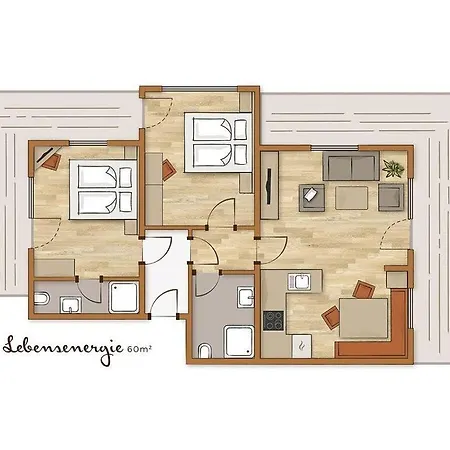 Casa vacanze In Het Bio-houten 